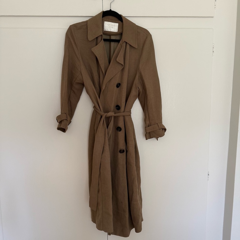 Zara Linen Trench